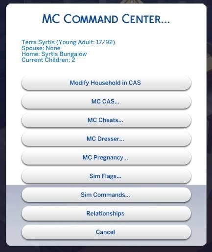 mc command center sims 4 update 2020